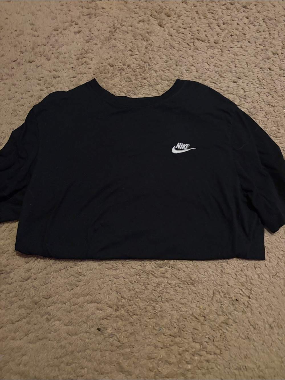 Nike Black Tee with Embroidered logo